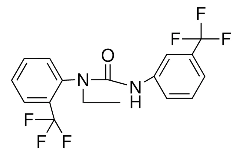 Sigma-Aldrich 1-ETHYL-1-(2-(TRIFLUOROMETHYL)PHENYL)-3-(3-(TRIFLUOROMETHYL)PHENYL)UREA,AldrichCPR