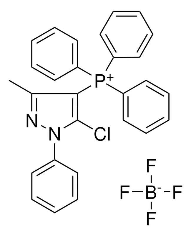 Sigma-Aldrich (5-CL-3-ME-1-PHENYL-1H-PYRAZOL-4-YL)-TRIPHENYL-PHOSPHONIUM, TETRAFLUORO BORATE,AldrichCPR