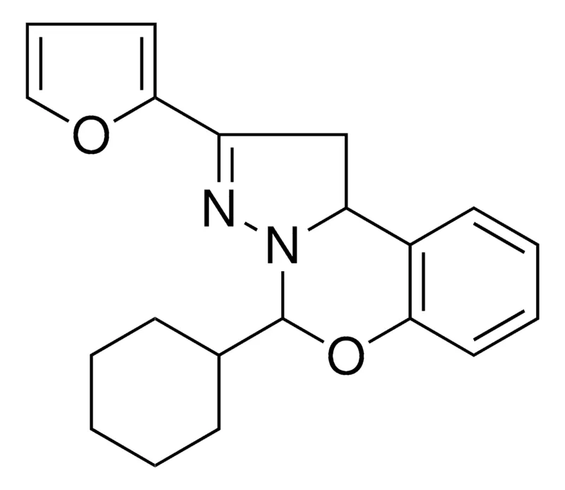 Sigma-Aldrich 4-CYCLOHEXYL-2-FURAN-2-YL-1,9B-DIHYDRO-5-OXA-3,3A-DIAZA-CYCLOPENTA(A)NAPHTHALENE，AldrichCPR