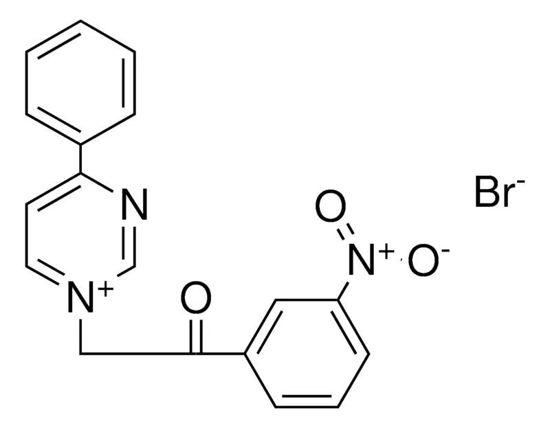 Sigma-Aldrich 1-(2-(3-NITRO-PHENYL)-2-OXO-ETHYL)-4-PHENYL-PYRIMIDIN-1-IUM, BROMIDE,AldrichCPR