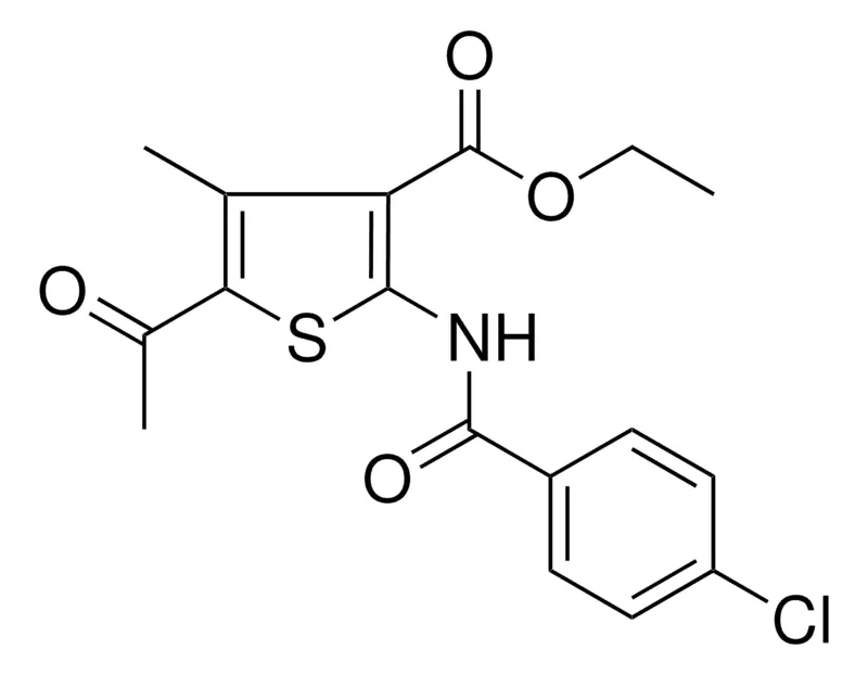 Sigma-Aldrich 5-AC-2-(4-CHLORO-BENZOYLAMINO)-4-METHYL-THIOPHENE-3-CARBOXYLIC ACID ETHYL ESTER,AldrichCPR