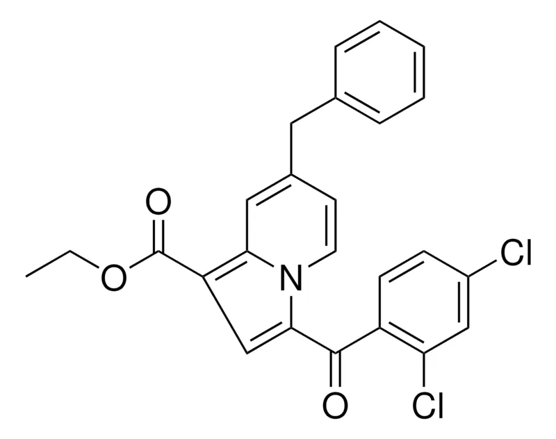 Sigma-Aldrich ETHYL 7-BENZYL-3-(2,4-DICHLOROBENZOYL)-1-INDOLIZINECARBOXYLATE,AldrichCPR