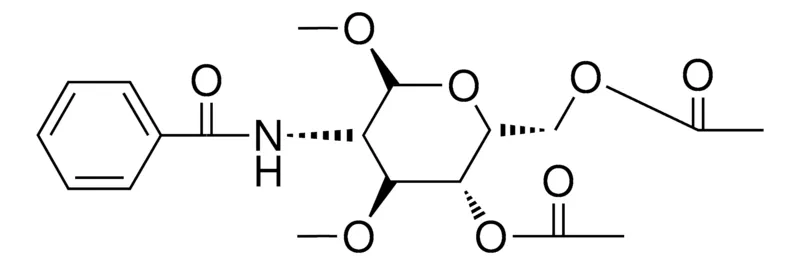 Sigma-Aldrich ACETIC ACID 2-ACETOXYMETHYL-5-BENZOYLAMINO-4,6-DIMETHOXY-4H-PYRAN-3-YL ESTER,AldrichCPR