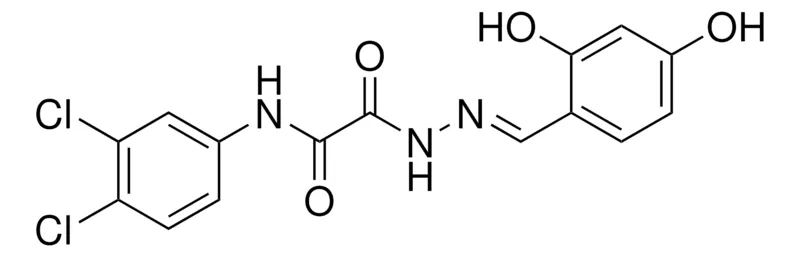 Sigma-Aldrich N-(3,4-DICHLOROPHENYL)-2-(2-(2,4-DIHYDROXYBENZYLIDENE)HYDRAZINO)-2-OXOACETAMIDE，AldrichCPR
