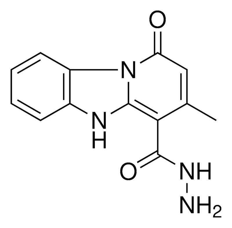 Sigma-Aldrich 3-METHYL-1-OXO-1,5-DIHYDROPYRIDO(1,2-A)BENZIMIDAZOLE-4-CARBOHYDRAZIDE,AldrichCPR