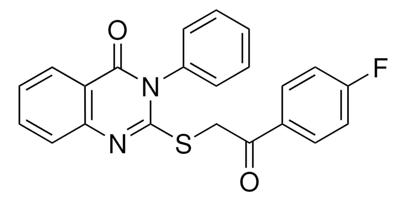 Sigma-Aldrich 2-(2-(4-FLUORO-PHENYL)-2-OXO-ETHYLSULFANYL)-3-PHENYL-3H-QUINAZOLIN-4-ONE,AldrichCPR