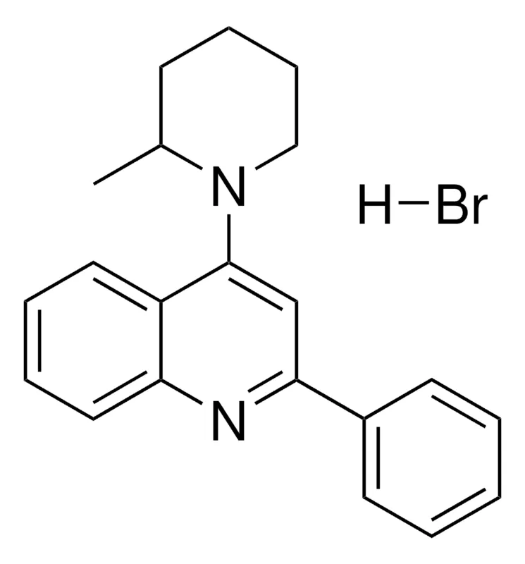 Sigma-Aldrich 4-(2-METHYL-1-PIPERIDINYL)-2-PHENYLQUINOLINE HYDROBROMIDE，AldrichCPR