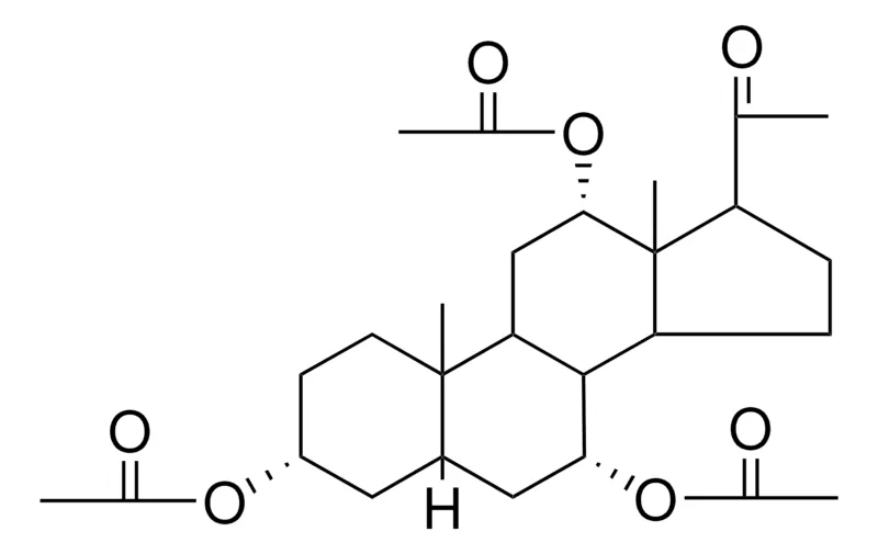 Sigma-Aldrich 20-OXO-5-BETA-PREGNANE-3-ALPHA,7-ALPHA,12-ALPHA-TRIYL TRIACETATE,AldrichCPR