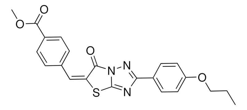 Sigma-Aldrich METHYL 4-[(E)-(6-OXO-2-(4-PROPOXYPHENYL)[1,3]THIAZOLO[3,2-B][1,2,4]TRIAZOL-5(6H)-YLIDENE)METHYL]BENZOATE，AldrichCPR