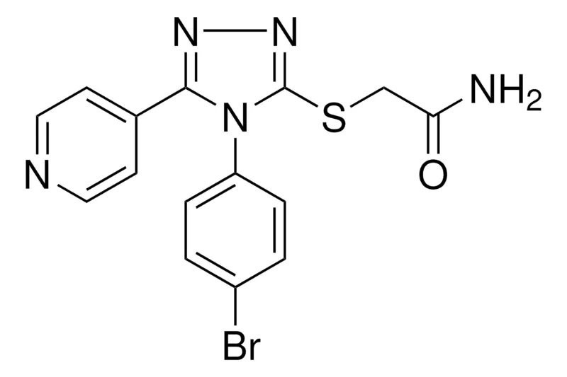 Sigma-Aldrich 2-((4-(4-BROMOPHENYL)-5-(4-PYRIDINYL)-4H-1,2,4-TRIAZOL-3-YL)THIO)ACETAMIDE,AldrichCPR
