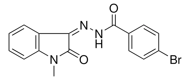 Sigma-Aldrich 4-BROMO-BENZOIC ACID (1-METHYL-2-OXO-1,2-DIHYDRO-INDOL-3-YLIDENE)-HYDRAZIDE,AldrichCPR