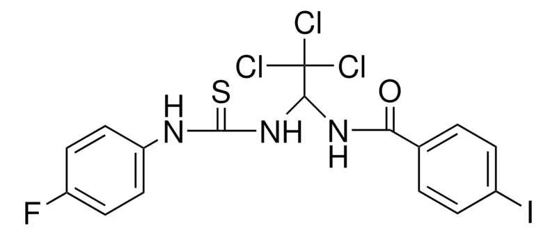 Sigma-Aldrich 4-IODO-N-(2,2,2-TRICHLORO-1-(3-(4-FLUORO-PHENYL)-THIOUREIDO)-ETHYL)-BENZAMIDE，AldrichCPR