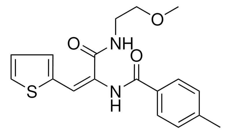 Sigma-Aldrich N-(1-(2-METHOXY-ETHYLCARBAMOYL)-2-THIOPHEN-2-YL-VINYL)-4-METHYL-BENZAMIDE,AldrichCPR
