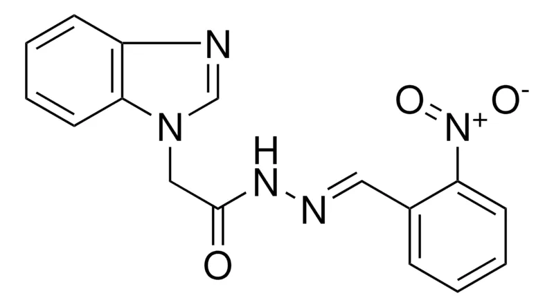 Sigma-Aldrich 2-BENZOIMIDAZOL-1-YL-ACETIC ACID (2-NITRO-BENZYLIDENE)-HYDRAZIDE,AldrichCPR