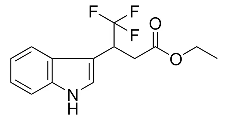 Sigma-Aldrich 4,4,4-TRIFLUORO-3-(1H-INDOL-3-YL)-BUTYRIC ACID ETHYL ESTER,AldrichCPR