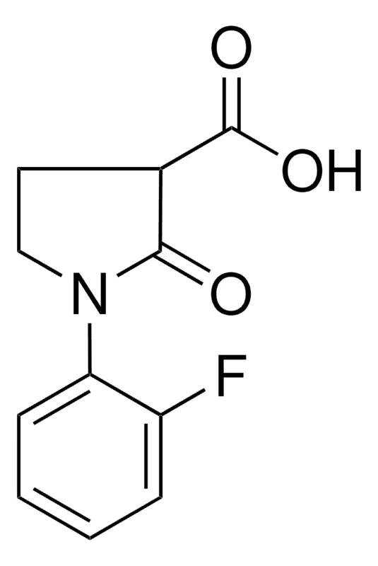 Sigma-Aldrich 1-(2-FLUOROPHENYL)-2-OXO-3-PYRROLIDINECARBOXYLIC ACID,AldrichCPR