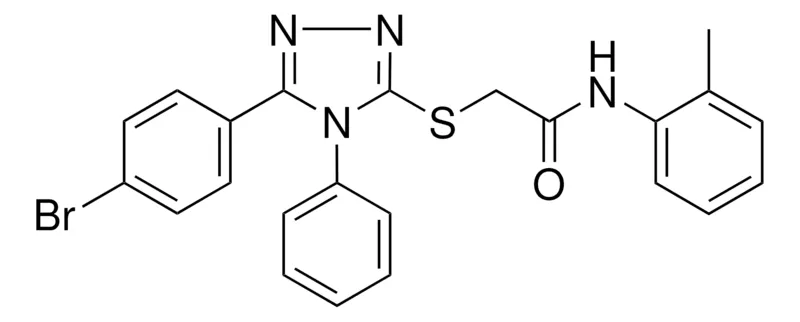 Sigma-Aldrich 2-((5-(4-BROMO-PH)-4-PH-4H-1,2,4-TRIAZOL-3-YL)THIO)-N-(2-METHYLPHENYL)ACETAMIDE,AldrichCPR