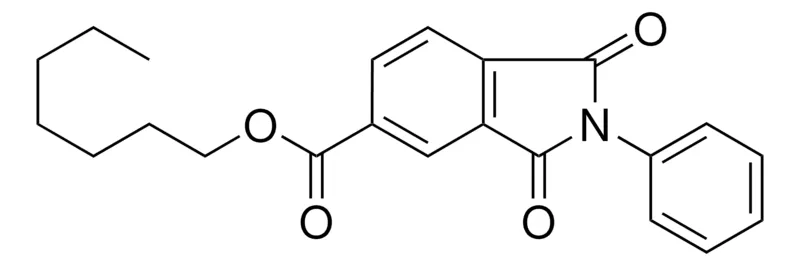 Sigma-Aldrich 1,3-DIOXO-2-PHENYL-2,3-DIHYDRO-1H-ISOINDOLE-5-CARBOXYLIC ACID HEPTYL ESTER,AldrichCPR