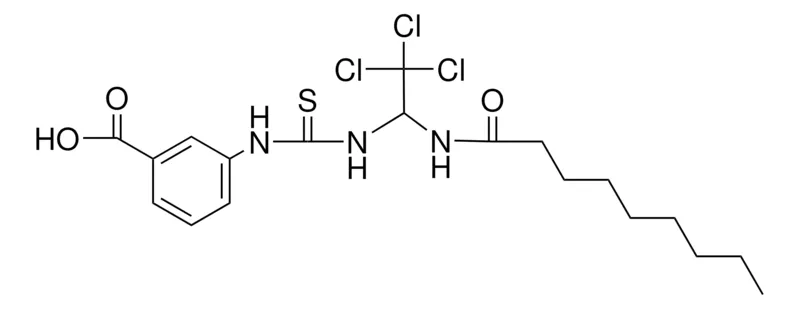 Sigma-Aldrich 3-(3-(2,2,2-TRICHLORO-1-NONANOYLAMINO-ETHYL)-THIOUREIDO)-BENZOIC ACID,AldrichCPR