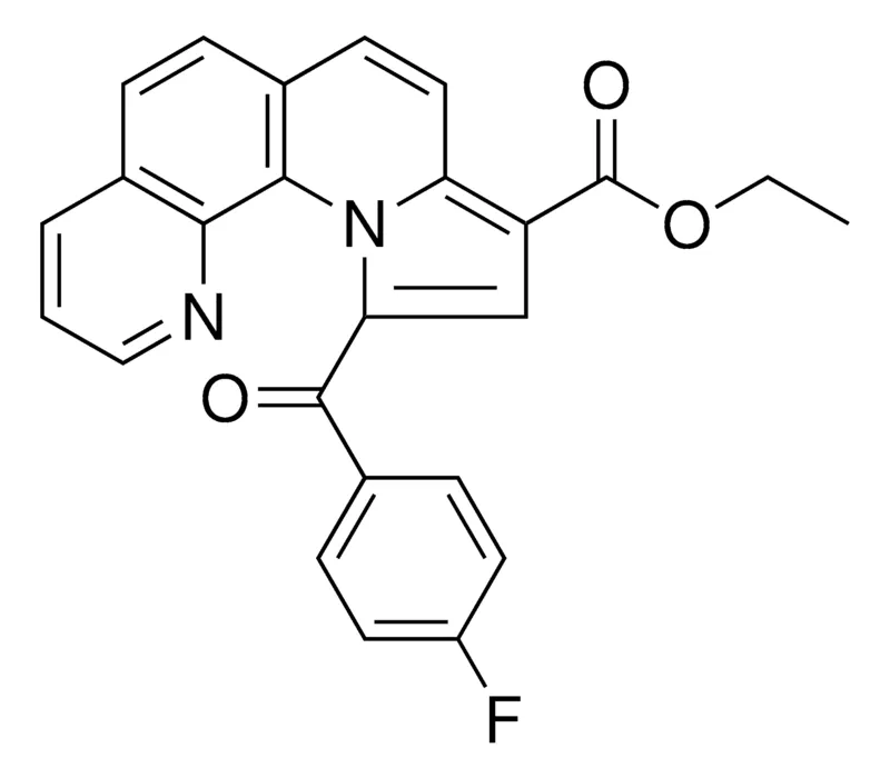 Sigma-Aldrich ETHYL 11-(4-FLUOROBENZOYL)PYRROLO(1,2-A)(1,10)PHENANTHROLINE-9-CARBOXYLATE,AldrichCPR