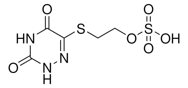 Sigma-Aldrich 2-((3,5-DIOXO-2,3,4,5-TETRAHYDRO-1,2,4-TRIAZIN-6-YL)THIO)ETHYL HYDROGEN SULFATE,AldrichCPR