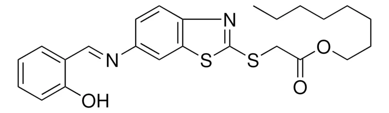 Sigma-Aldrich (6-((2-HO-BENZYLIDENE)-AMINO)-BENZOTHIAZOL-2-YLSULFANYL)-ACETIC ACID OCTYL ESTER,AldrichCPR