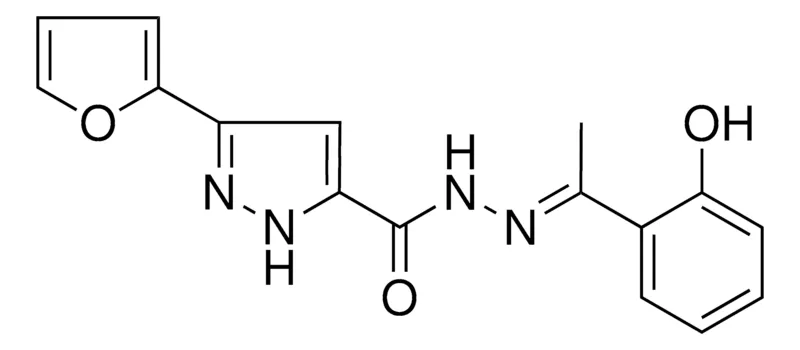 Sigma-Aldrich 5-FURAN-2-YL-2H-PYRAZOLE-3-CARBOXYLIC ACID (1-(2-HO-PH)-ETHYLIDENE)-HYDRAZIDE,AldrichCPR