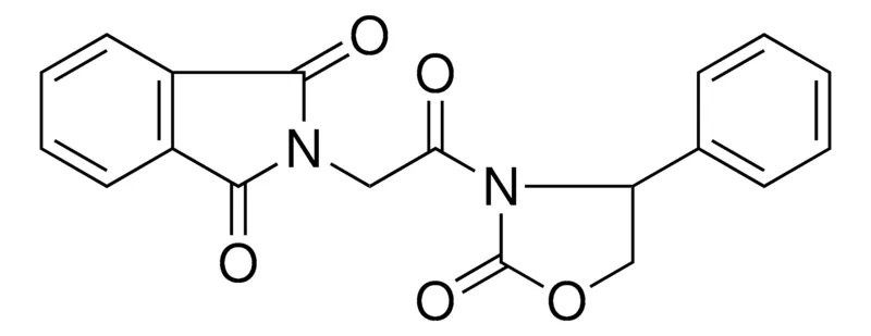 Sigma-Aldrich 2-(2-OXO-2-(2-OXO-4-PHENYL-1,3-OXAZOLIDIN-3-YL)ETHYL)-1H-ISOINDOLE-1,3(2H)-DIONE,AldrichCPR