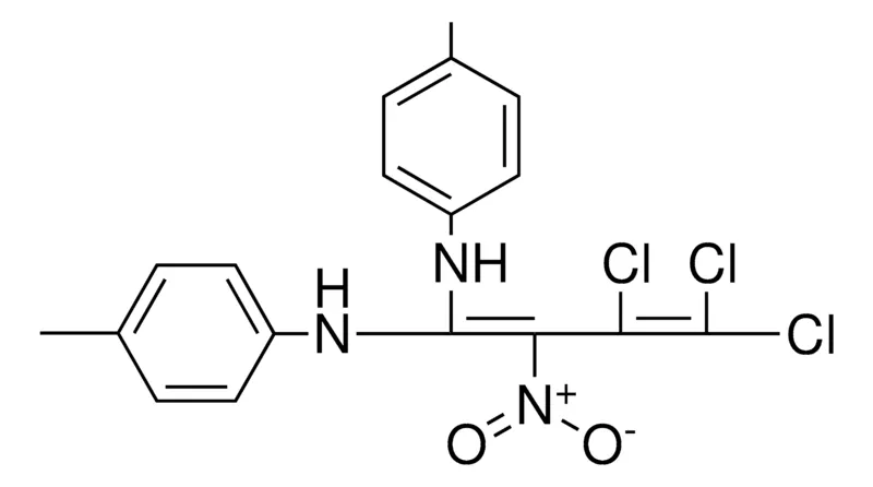 Sigma-Aldrich 3,4,4-TRICHLORO-N(1),N(1)-BIS(4-METHYLPHENYL)-2-NITRO-1,3-BUTADIENE-1,1-DIAMINE,AldrichCPR