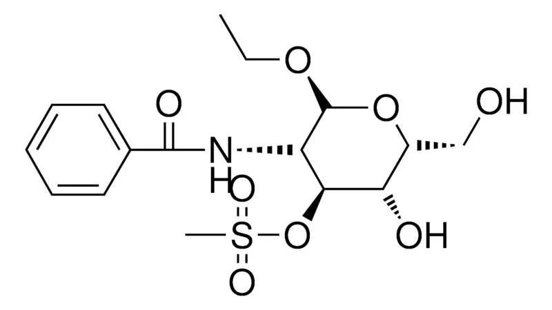 Sigma-Aldrich METHANESULFONIC ACID 3-BENZOYLAMINO-2-ETHOXY-5-HO-6-HO-ME-4H-PYRAN-4-YL ESTER，AldrichCPR