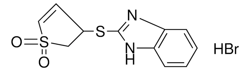 Sigma-Aldrich 2-(1,1-DIOXO-2,3-2H-1H-THIOPHEN-3-YLSULFANYL)-1H-BENZOIMIDAZOLE, HYDROBROMIDE,AldrichCPR