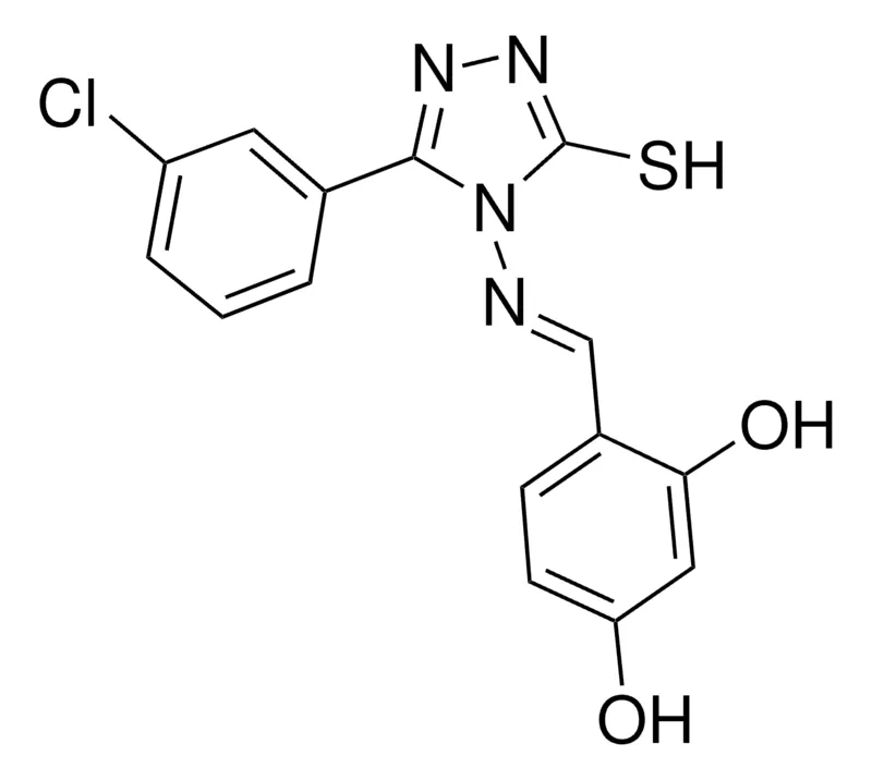 Sigma-Aldrich 4-(((3-(3-CL-PH)-5-MERCAPTO-4H-1,2,4-TRIAZOL-4-YL)IMINO)METHYL)-1,3-BENZENEDIOL,AldrichCPR