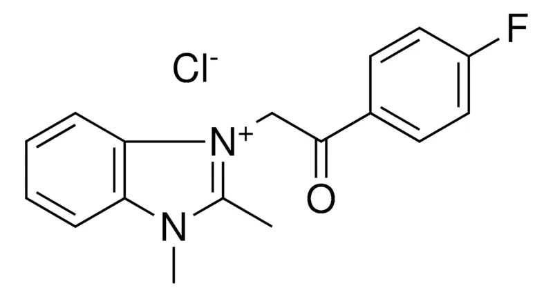 Sigma-Aldrich 1-(2-(4-F-PHENYL)-2-OXO-ETHYL)-2,3-DIMETHYL-3H-BENZOIMIDAZOL-1-IUM, CHLORIDE，AldrichCPR