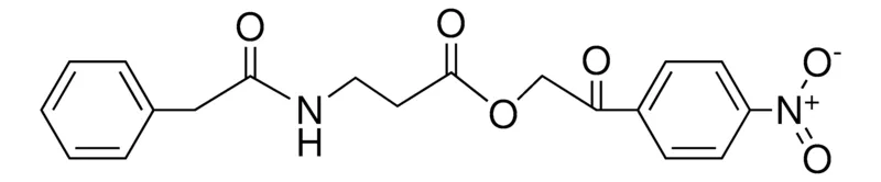 Sigma-Aldrich 3-PHENYLACETYLAMINO-PROPIONIC ACID 2-(4-NITRO-PHENYL)-2-OXO-ETHYL ESTER,AldrichCPR