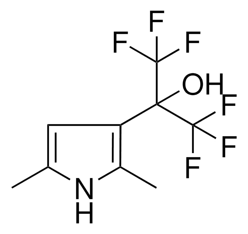 Sigma-Aldrich 2-(2,5-DIMETHYL-1H-PYRROL-3-YL)-1,1,1,3,3,3-HEXAFLUORO-2-PROPANOL,AldrichCPR