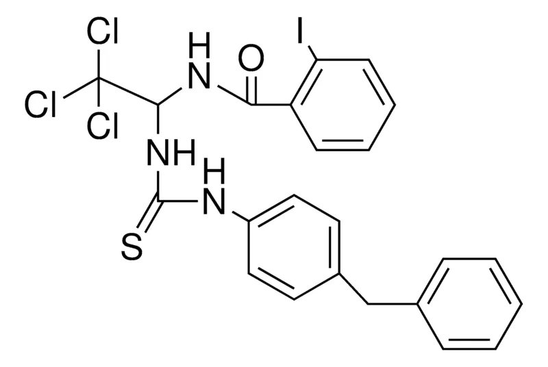 Sigma-Aldrich N-(1-(3-(4-BENZYL-PHENYL)-THIOUREIDO)-2,2,2-TRICHLORO-ETHYL)-2-IODO-BENZAMIDE,AldrichCPR
