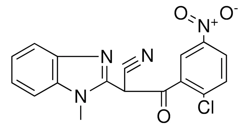 Sigma-Aldrich 3-(2-CL-5-NITRO-PHENYL)-2-(1-METHYL-1H-BENZOIMIDAZOL-2-YL)-3-OXO-PROPIONITRILE,AldrichCPR