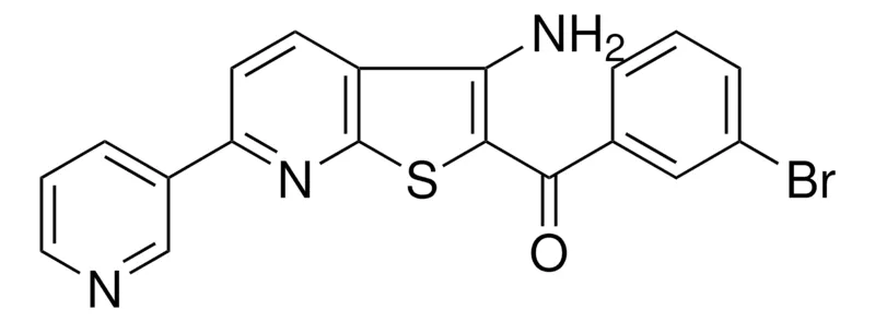 Sigma-Aldrich (3-AMINO-6-(3-PYRIDINYL)THIENO(2,3-B)PYRIDIN-2-YL)(3-BROMOPHENYL)METHANONE,AldrichCPR