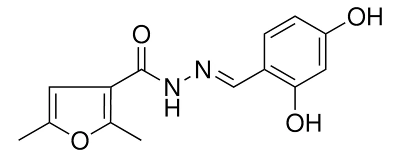 Sigma-Aldrich 2,5-DIMETHYL-FURAN-3-CARBOXYLIC ACID (2,4-DIHYDROXY-BENZYLIDENE)-HYDRAZIDE，AldrichCPR