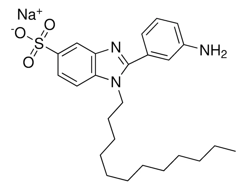 Sigma-Aldrich 2-(M-AMINOPHENYL)-1-DODECYLBENZIMIDAZOLE-5-SULFONIC ACID,SODIUM SALT,AldrichCPR