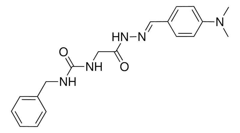 Sigma-Aldrich 2-(3-BENZYLUREIDO)ACETIC (4-(DIMETHYLAMINO)BENZYLIDENE)HYDRAZIDE,AldrichCPR