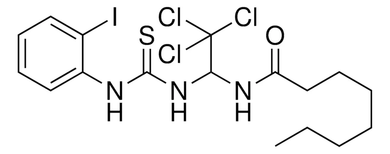 Sigma-Aldrich OCTANOIC ACID (2,2,2-TRICHLORO-1-(3-(2-IODO-PHENYL)-THIOUREIDO)-ETHYL)-AMIDE,AldrichCPR