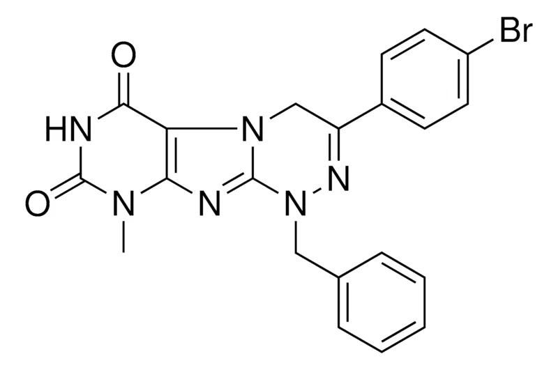 Sigma-Aldrich 1-BZL-3-(4-BR-PH)-8-ME-1,4-DIHYDRO-8H-1,2,4A,6,8,9-HEXAAZA-FLUORENE-5,7-DIONE,AldrichCPR