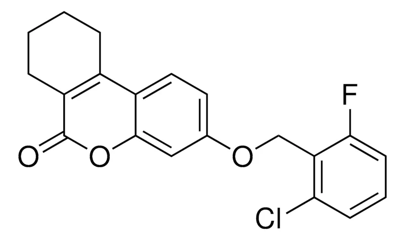 Sigma-Aldrich 3-(2-CHLORO-6-FLUORO-BENZYLOXY)-7,8,9,10-TETRAHYDRO-BENZO(C)CHROMEN-6-ONE,AldrichCPR