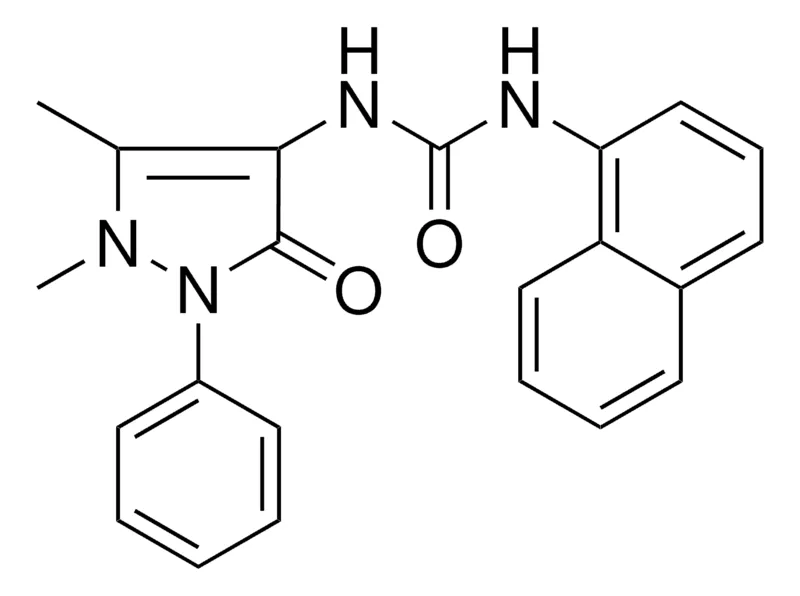 Sigma-Aldrich 1-(1,5-DIMETHYL-3-OXO-2-PH-2,3-DIHYDRO-1H-PYRAZOL-4-YL)-3-NAPHTHALEN-1-YL-UREA,AldrichCPR
