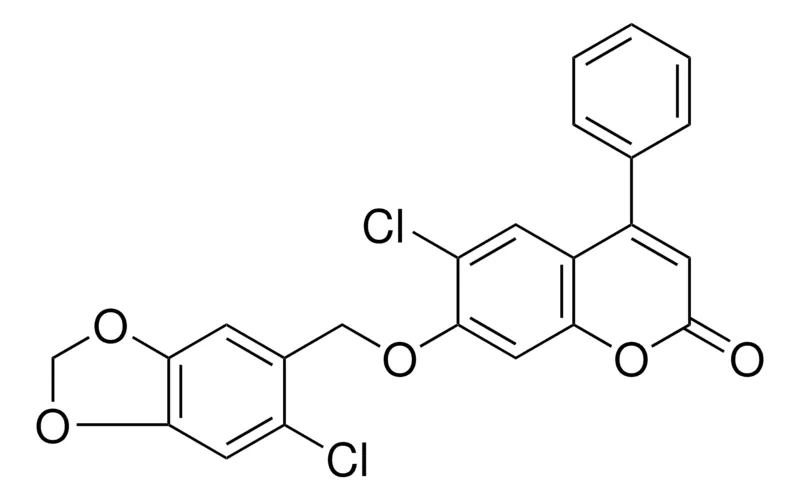 Sigma-Aldrich 6-CHLORO-7-(6-CHLORO-BENZO(1,3)DIOXOL-5-YLMETHOXY)-4-PHENYL-CHROMEN-2-ONE,AldrichCPR