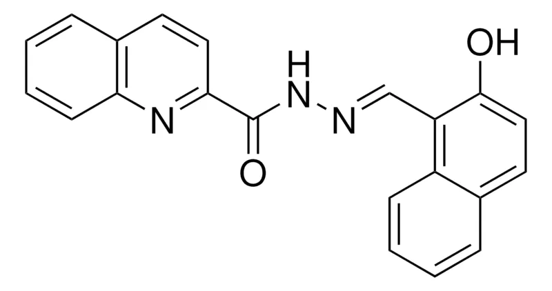 Sigma-Aldrich QUINOLINE-2-CARBOXYLIC ACID (2-HYDROXY-NAPHTHALEN-1-YLMETHYLENE)-HYDRAZIDE,AldrichCPR