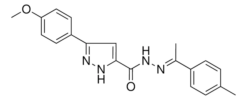 Sigma-Aldrich 5-(4-MEO-PHENYL)-2H-PYRAZOLE-3-CARBOXYLIC ACID (1-P-TOLYL-ETHYLIDENE)-HYDRAZIDE,AldrichCPR