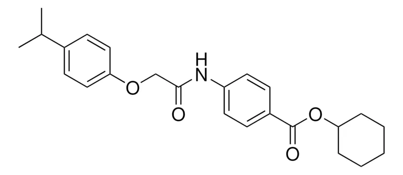 Sigma-Aldrich 4-(2-(4-ISOPROPYL-PHENOXY)-ACETYLAMINO)-BENZOIC ACID CYCLOHEXYL ESTER,AldrichCPR
