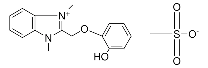 Sigma-Aldrich 2-(2-HO-PHENOXYMETHYL)-1,3-DIMETHYL-3H-BENZOIMIDAZOL-1-IUM, METHANESULFONATE,AldrichCPR